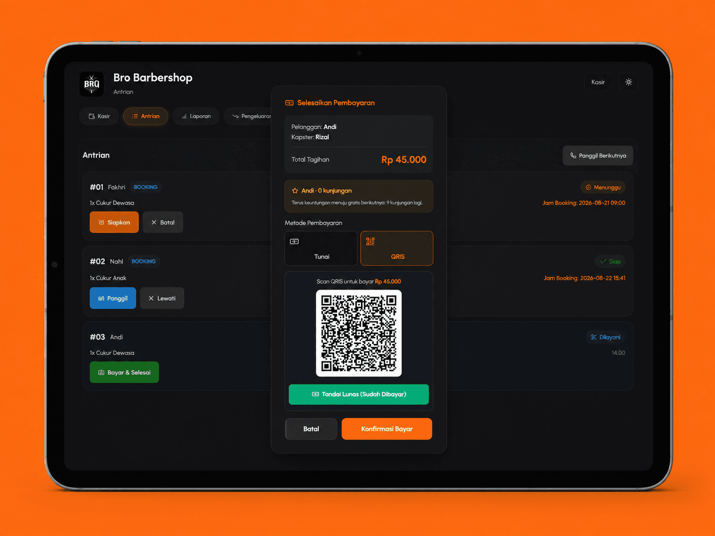 Integrasi hardware dan mobilitas POS